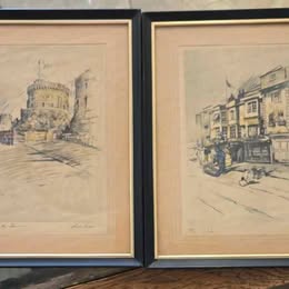 Vintage British Cityscape Prints